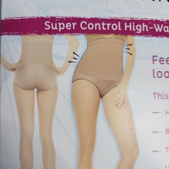 2 of SPANX HIGH WAIST SUPER CONTROL NUDE TAN SHAPER PANTY 7 1X 3X 4X NEW NWT - Picture 7 of 11